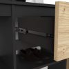 AKORD Entro Előszobai Szekrényrendszer Fekete/Artisan Tölgy