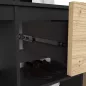  AKORD Entro Előszobai Szekrényrendszer Fekete/Artisan Tölgy