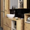 AKORD VAMI W50 Fali Fürdőszobai Szekrény Artisan Tölgy Kasmír