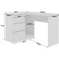AKORD B16 Sarok Íróasztal 124 cm 3 Fiókos Craft Tölgy