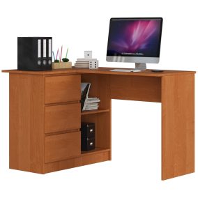 AKORD CLP B16 Sarok Íróasztal Éger Bal Oldali