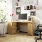   AKORD B20 Sarok Íróasztal Artisan Tölgy 155 cm Bal Oldali 3 Fiókos
