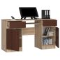 Clp A5 2d 2fi Íróasztal Sonoma Tölgy / Wenge