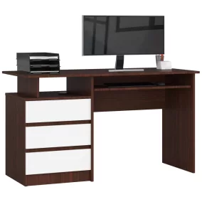 Clp Íróasztal 135cm Venge / Fehér