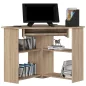 AKORD TED Sarok Íróasztal Laminált Sonoma Tölgy