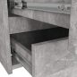 AKORD CL100 Beton Komód 6 Fiókos Laminált Matt