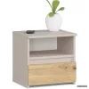AKORD Furniture Factory CLP CL1 Éjjeliszekrény Laminált Kaszmír / Artisan Tölgy