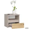 AKORD Furniture Factory CLP CL1 Éjjeliszekrény Laminált Kaszmír / Artisan Tölgy