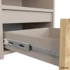 AKORD Furniture Factory CLP CL1 Éjjeliszekrény Laminált Kaszmír / Artisan Tölgy