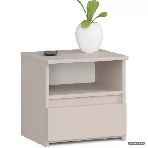 AKORD Furniture Factory CLP CL1 Éjjeliszekrény Laminált Kaszmir