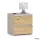 Akord CLP CL2 Éjjeliszekrény Laminált Kaszmír / Artisan Tölgy Két Fiókos