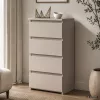 AKORD Furniture Factory CLP CL4 Komód Laminált Kaszmír 4 Fiókos
