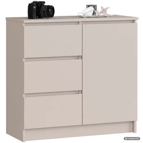 AKORD Jerry K80 Komód Laminált Kaszmír