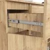 AKORD K100 Artisan Tölgy Komód 101cm 2 Ajtós 3 Fiókos