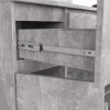 AKORD K100 Beton Komód 3 Fiókos 2 Ajtós Tárolószekrény