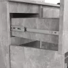 AKORD K100 Beton Komód 3 Fiókos 2 Ajtós Tárolószekrény