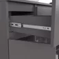 AKORD K100 Modern Komód Laminált Grafit-Szürke 6 Polcos