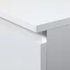 AKORD K100 Modern Komód Laminált Fehér 3 Fiókos