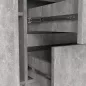 AKORD K100 Beton Komód 2 Ajtós 3 Fiókos