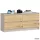 AKORD Furniture Factory CLP K120 Komód Laminált Lap Kasmír / Artisan Tölgy 4 Fiókos
