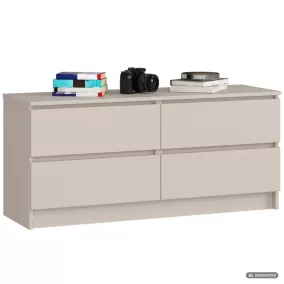   AKORD Furniture Factory CLP K120 Komód Laminált Lap Kasmír 4 Fiókos