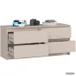   AKORD Furniture Factory CLP K120 Komód Laminált Lap Kasmír 4 Fiókos