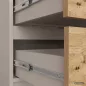   AKORD CLP K120 Komód Laminált Forgácslap Kasmír / Artisan Tölgy 6 Fiókos
