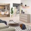 AKORD CLP K120 Komód Laminált Lap Kasmír 6 Fiókos