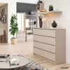 AKORD Furniture Factory CLP K120 Komód Laminált Kaszmír 8 Fiókos