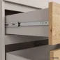   AKORD Furniture Factory CLP K140 Komoda Laminált Lap Kasmír / Artisan Tölgy 6 Fiókos