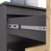AKORD CLP K160 Komód Laminált Grafitszürke/Artisan Tölgy 4 Fiókos