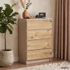 AKORD Furniture Factory CLP K60 Komoda Laminált Kaszmír / Artisan Tölgy 4 Fiókos