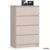 AKORD CLP K60 Komód Laminált Lap Kasmír 4 Fiókos