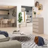 AKORD CLP K60 Komód Laminált Lap Kasmír 4 Fiókos