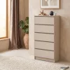 AKORD Furniture Factory CLP K60 Komoda Laminált Kaszmír 5 Fiókos