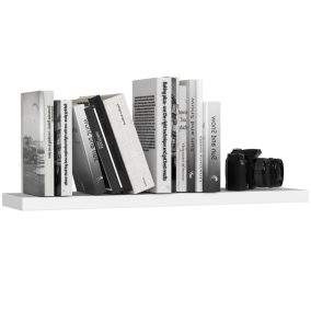 AKORD PS-4 80cm Fali Polc Laminált Fehér Matt