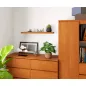 AKORD PS-4 80 cm fali polc laminált olcha színű