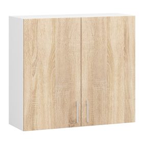 AKORD Lima 80 Fali Konyhaszekrény Sonoma Tölgy Fehér
