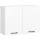 AKORD Oliwia Fali Konyhaszekrény Laminált Fehér Matt
