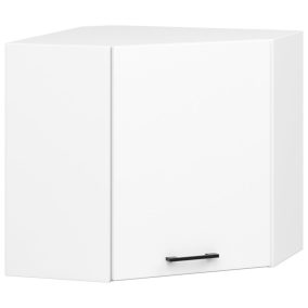 AKORD Oliwia Sarok Faliszekrény 60/60 Fehér Matt