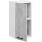   AKORD Oliwia Fali Konyhaszekrény Laminált Fehér-Beton Matt 40cm