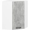 AKORD Oliwia Sarok Felső Konyhaszekrény 60/60 Fehér/Beton