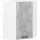 AKORD Oliwia Sarok Felső Konyhaszekrény 60/60 Fehér/Beton