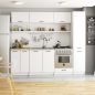 AKORD Oliwia Magas Konyhai Szekrény Fehér Matt