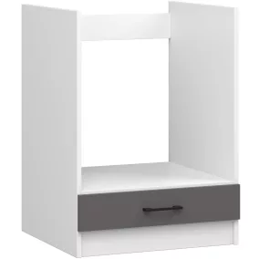   AKORD Oliwia S60 Beépíthető Sütőszekrény Fehér/Szürke