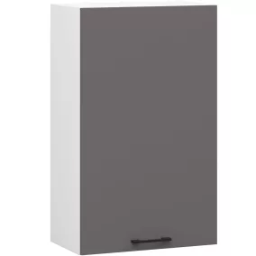   AKORD Oliwia Fali Konyhaszekrény Laminált Fehér-Grafit Matt 50 cm