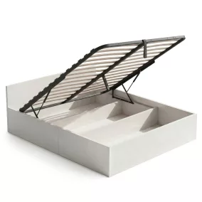   AKORD Furniture Factory Ágy 160x200 cm Fehér Fém Felnyitható Ágyrács