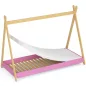 AKORD GEM Tipi Gyerekágy Laminált Rózsaszín 180x80