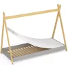 AKORD GEM Tipi Gyerekágy Laminált Szürke 180x80