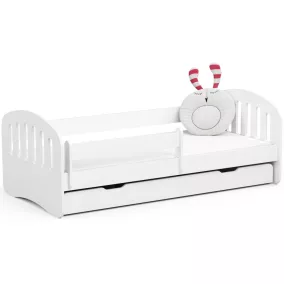   AKORD Play Gyerekágy 180x80 Fehér Laminált Fiókos Matraccal